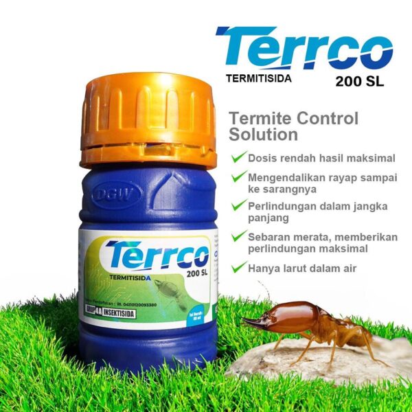 Terrco 200 SL Termitisida – Solusi Ampuh Anti Rayap Hingga ke Sarang